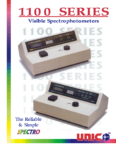 1100 Series Spectrophotometers