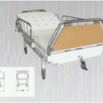 Bed Pasien 1 Crank Manual Kayu / Wood