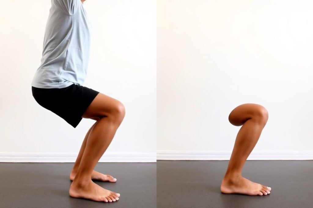Teknik melakukan bodyweight squat dengan benar untuk pemula Teknik melakukan bodyweight squat dengan benar untuk pemula