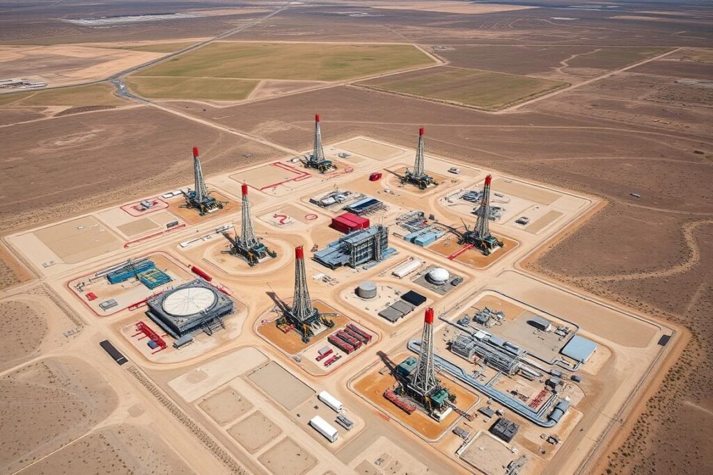 Vaca Muerta shale oil field in Argentina with Chinese investment