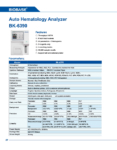 Biobase touch screen Hematology Analyzer BK6390