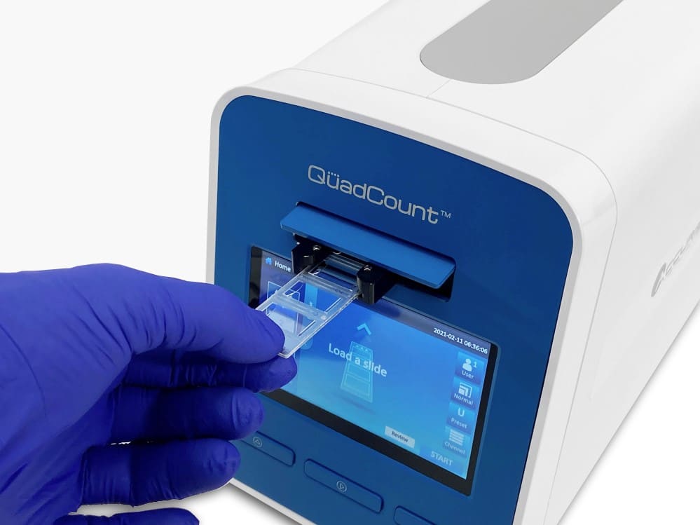 ACCURIS QuadCount™ Automated Cell Counter, automatic cell counter