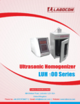 Labocon Ultrasonic Homogenizer LUH-100 Series